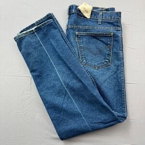 Levi Strauss Signature 540 Relaxed Fit Mens Jeans Blue 38x30 Wrinkle Free 540